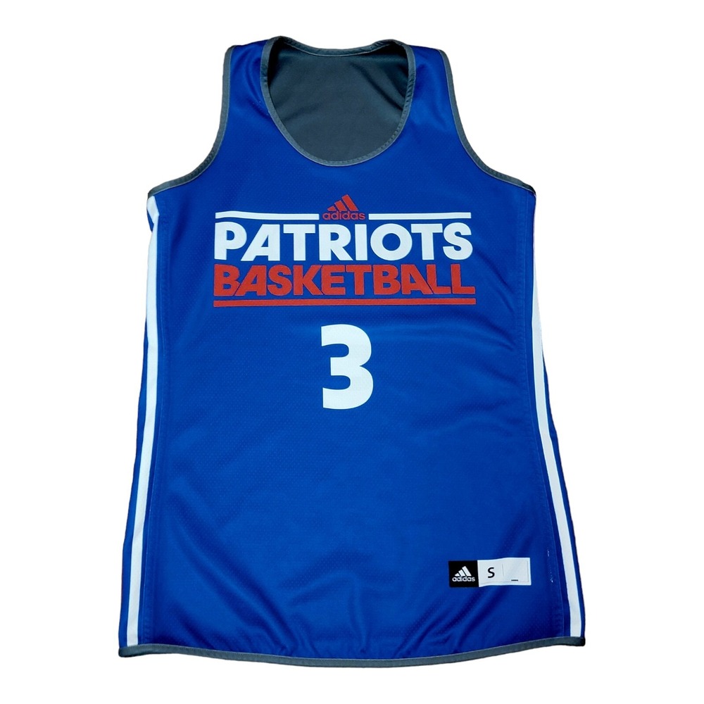 Adidas Southern State CC Patriots Reversible Basketball Jersey #3 Mens Small
